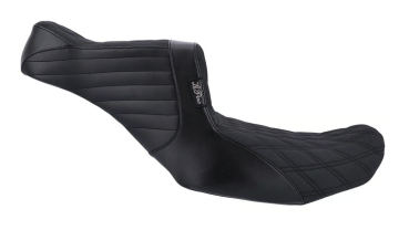 Preview: LePera, Tailwhip Double Diamond 2-Up-Sitzbank. Gripp. Schwarz